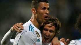 Modric y Cristiano, en el APOEL-Real Madrid