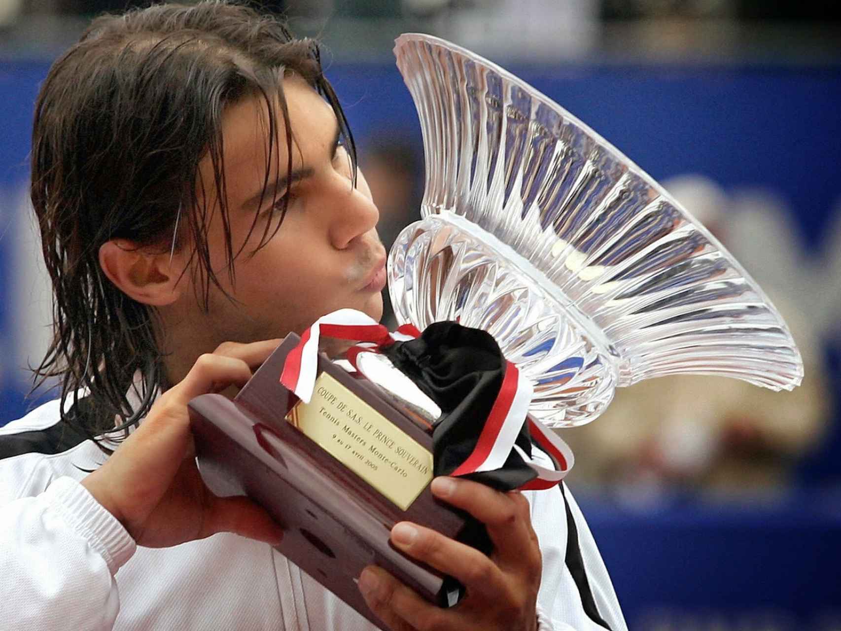 Nadal levantó su primer título en Montecarlo en 2005.