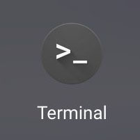 icono aplicacion terminal consola de comandos linux chrome os chromebook