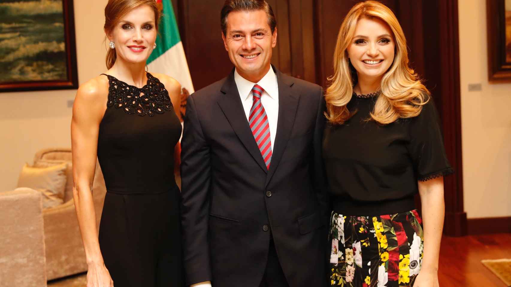 Letizia, Enrique Peña Nieto y Angélica Rivera