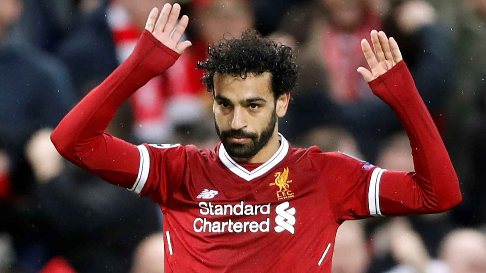 Salah pide perdón al marcar uno de sus goles a la Roma, su exequipo.