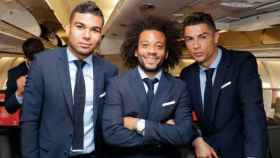 Casemiro, Marcelo y Cristiano rumbo a Múnich