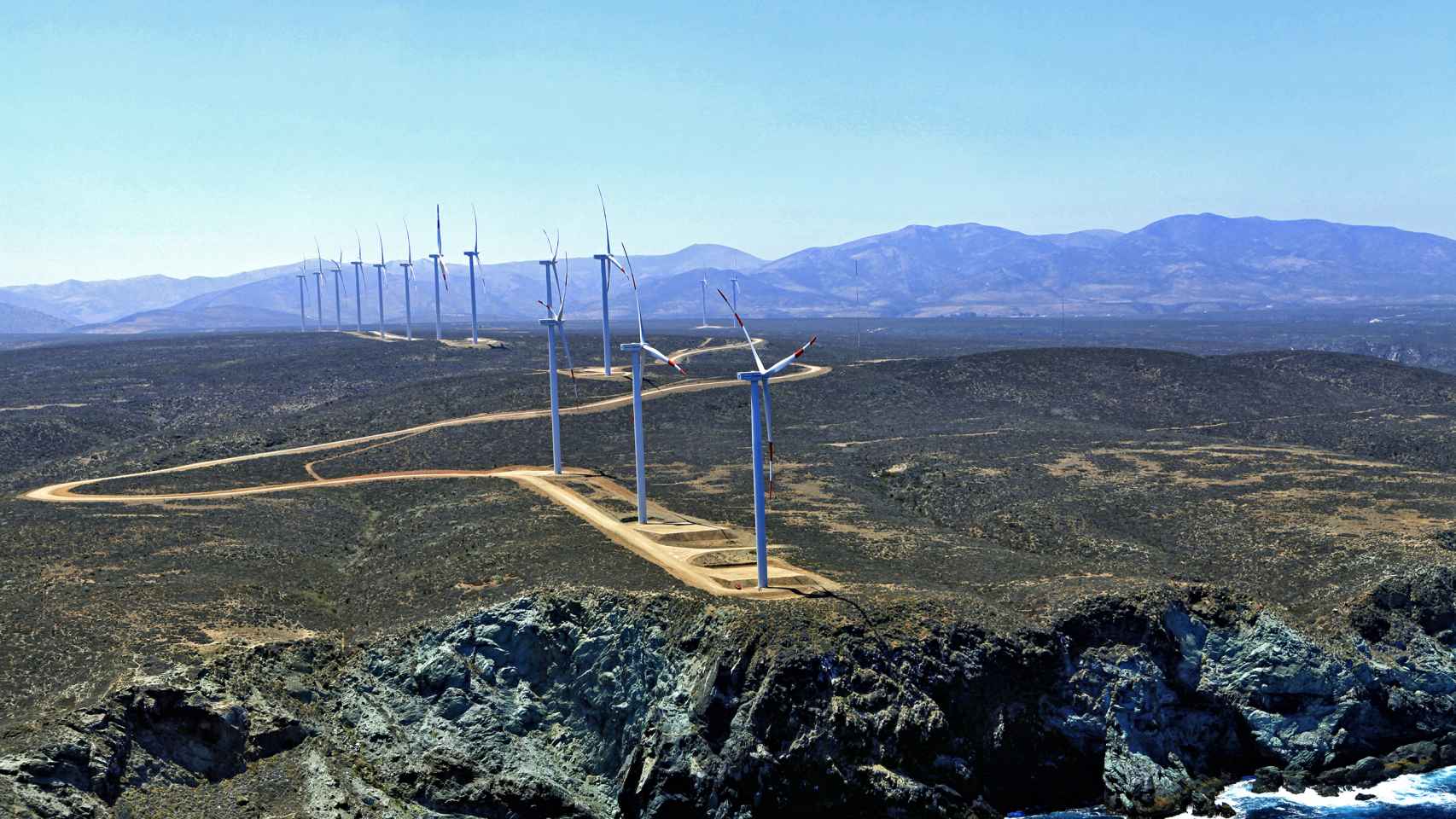 El parque eólico Punta Palmeras, en Chile.