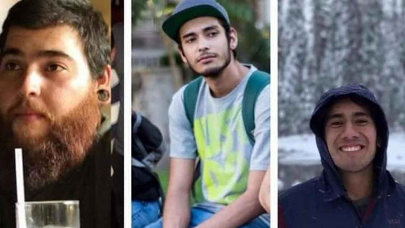 Los tres estudiantes asesinados