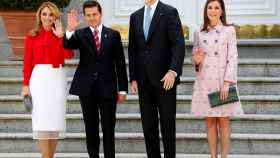 Angélica Rivera, Enrique Peña Nieto, Felipe VI y la reina Letizia