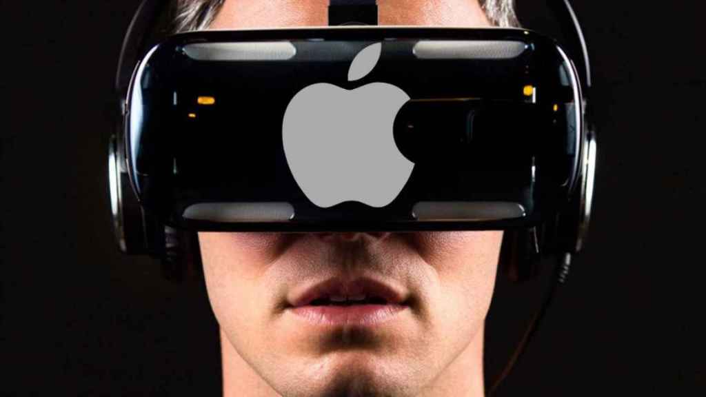 Concepto de las gafas de realidad mixta de Apple.