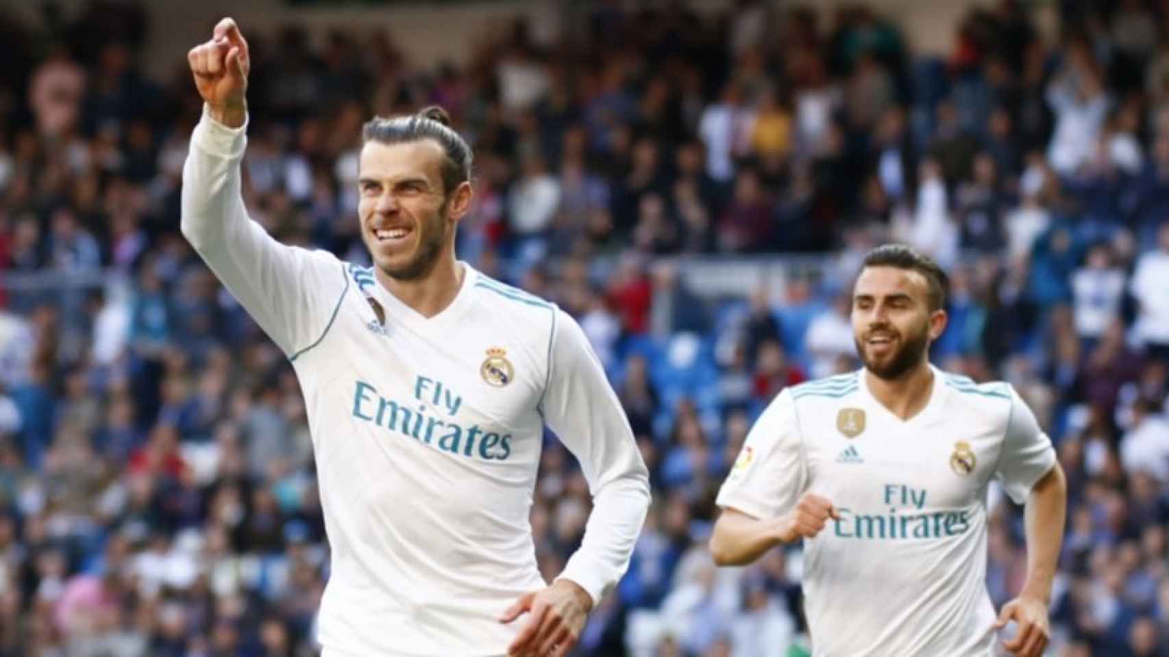 Gareth Bale y Boja Mayoral Foto: Pedro Rodriguez/El Bernabéu