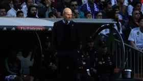 Zidane, en el partido ante el Leganés.