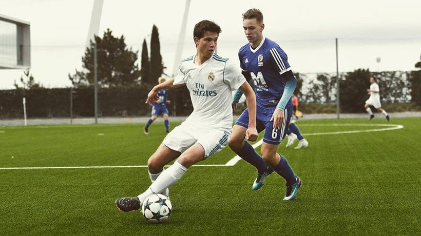 Latasa, jugador del Juvenil C del Real Madrid Foto: Instagram (@jmlatasa)