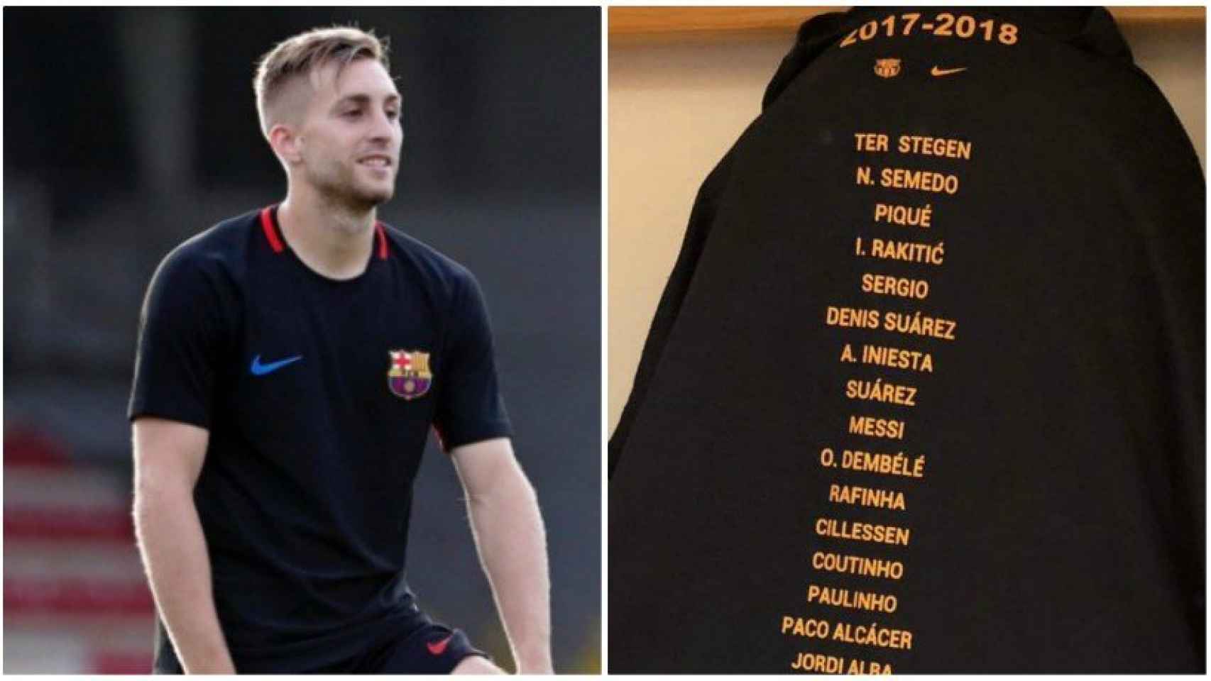 Deulofeu se queda fuera de la camiseta de campeón del Barça