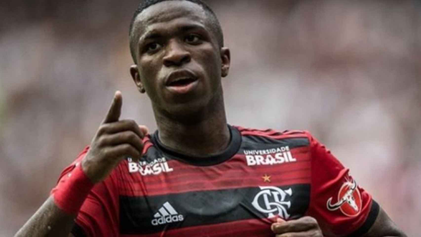 Vinicius celebra un gol con el Flamengo. Foto: Instagram (@viniciusjr_00)