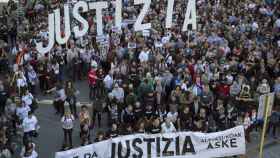 Manifestación en Alsasua (Navarra) a favor de los acusados