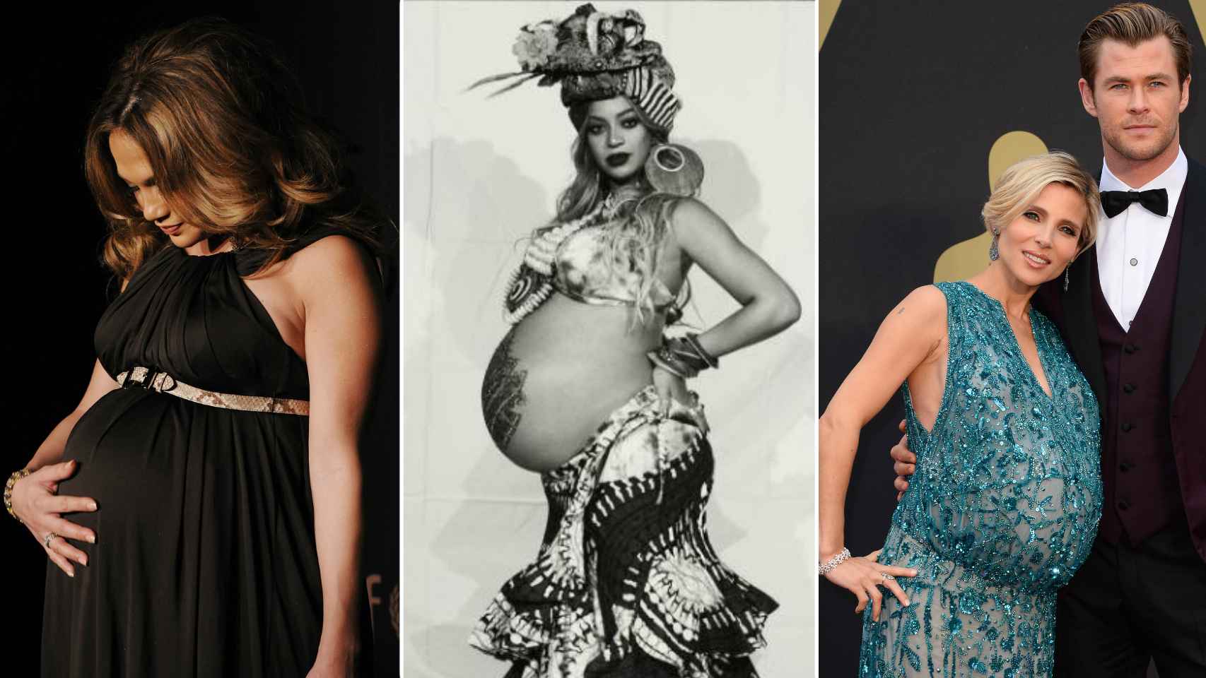 Jennifer Lopez, Beyoncé y Elsa Pataky embarazadas de mellizos