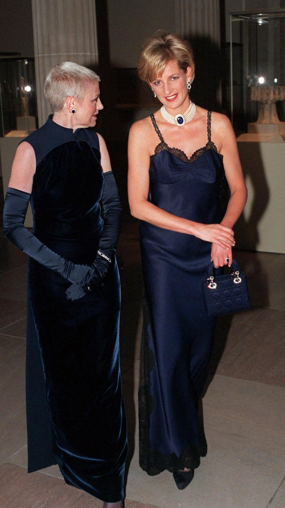 Diana de Gales en la MET Ball Gala