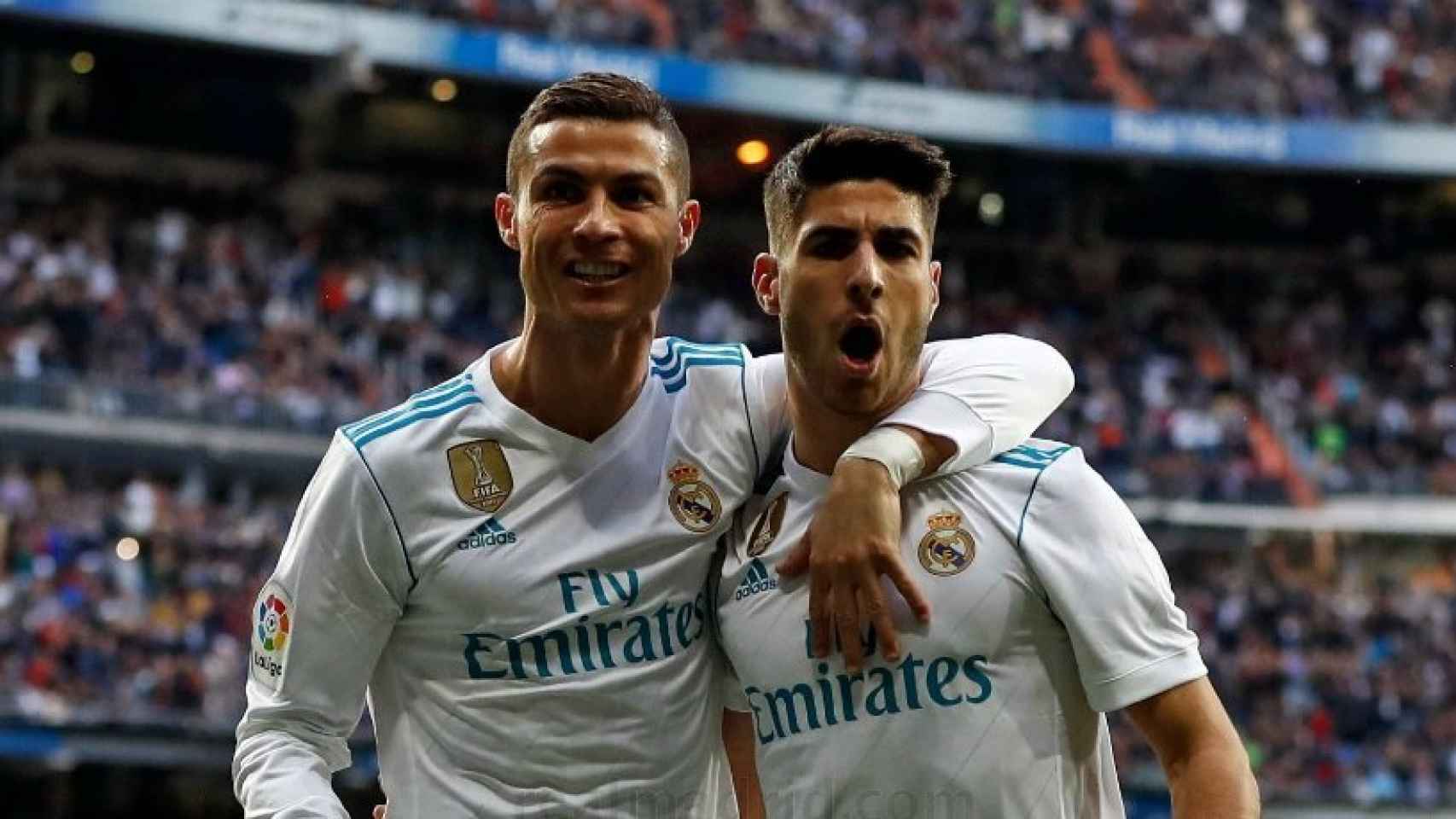 Cristiano y Asensio en el Real Madrid - Sevilla