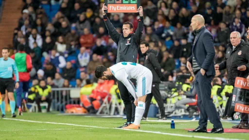 Zidane e Isco.