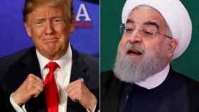 Donald Trump y Hasan Rohaní, presidentes de EEUU e Irán.