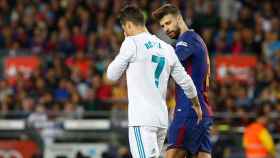 Cristiano Ronaldo y Gerard Piqué Foto: Manu Laya/El Bernabéu