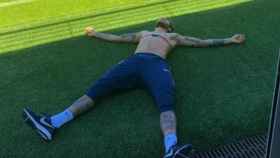 Neymar, después de un entrenamiento. Foto: Instagram (@neymarjr)