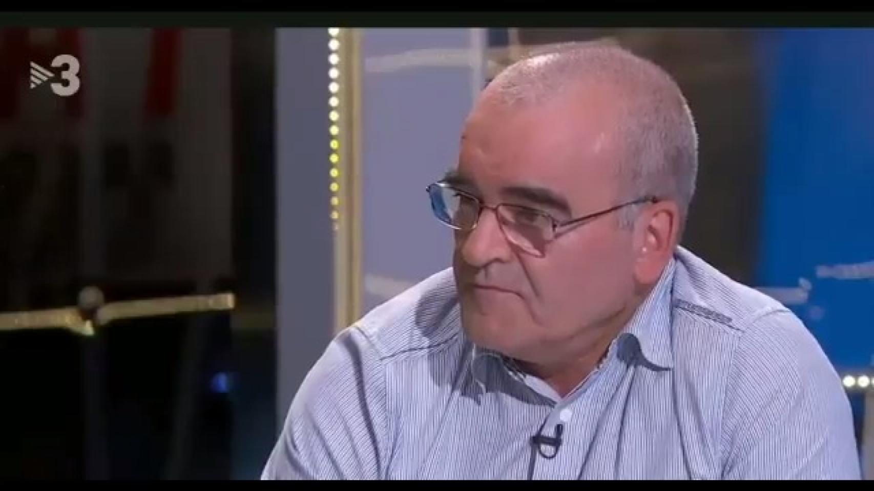 José Antonio Fernández, en TV3