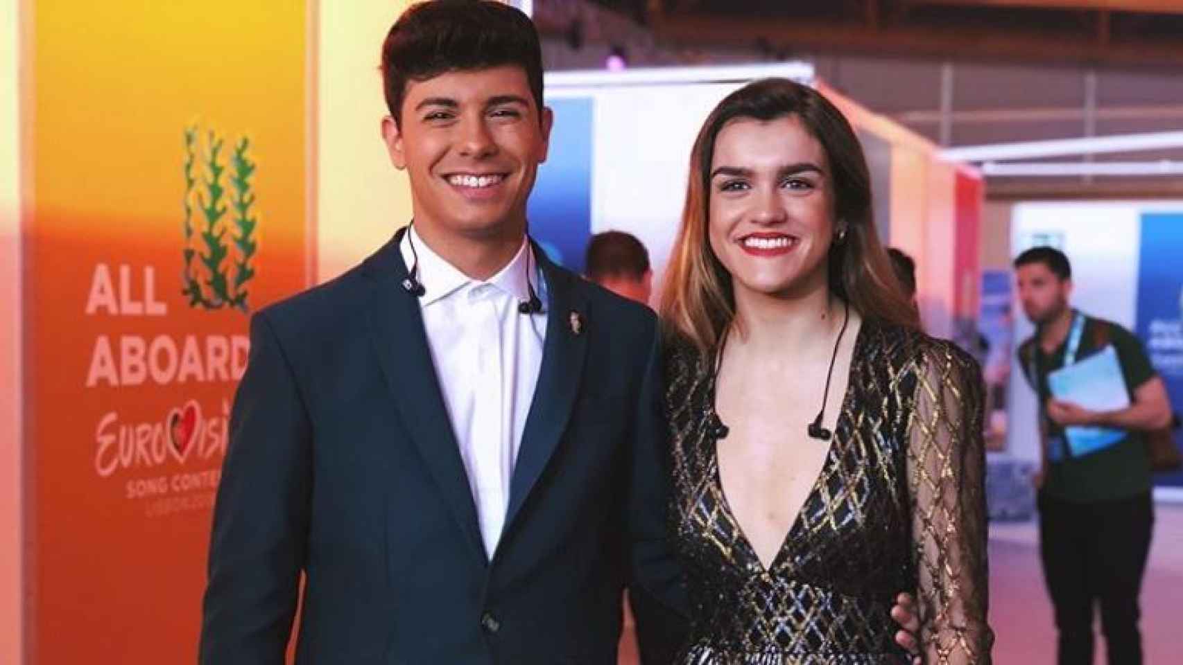 Alfred y Amaia en Eurovisión.