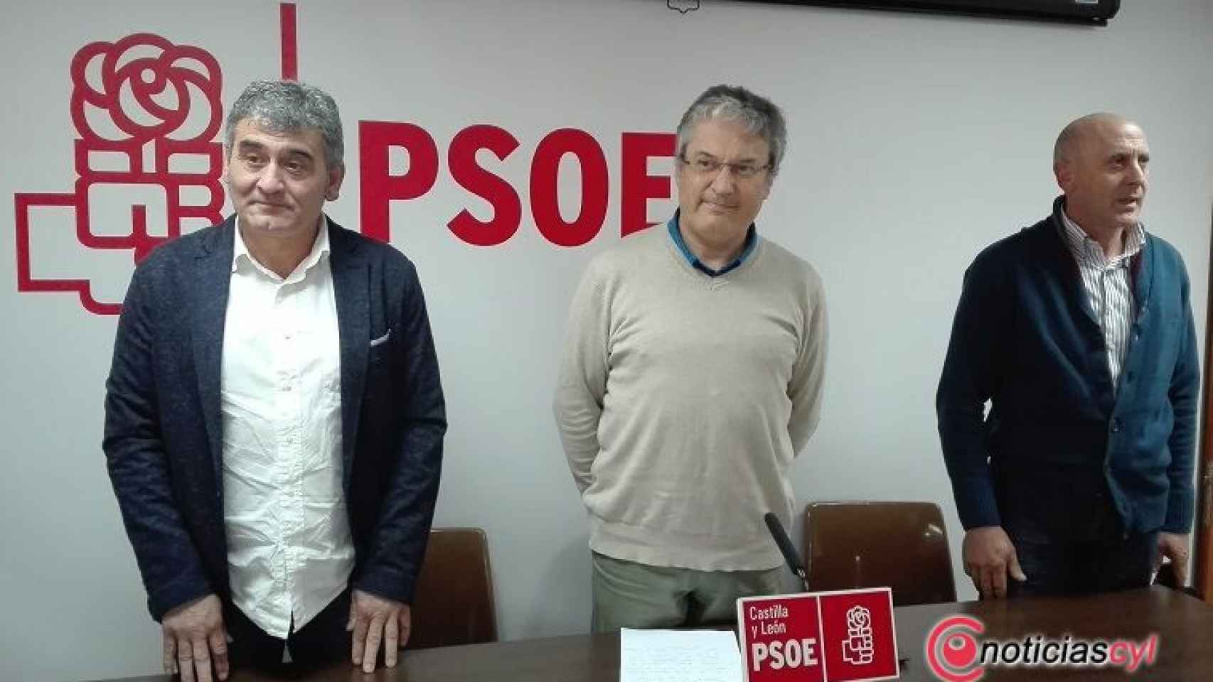 Alfonso Buenaventura Fernando Rubio Jose Luis Varas PSOE