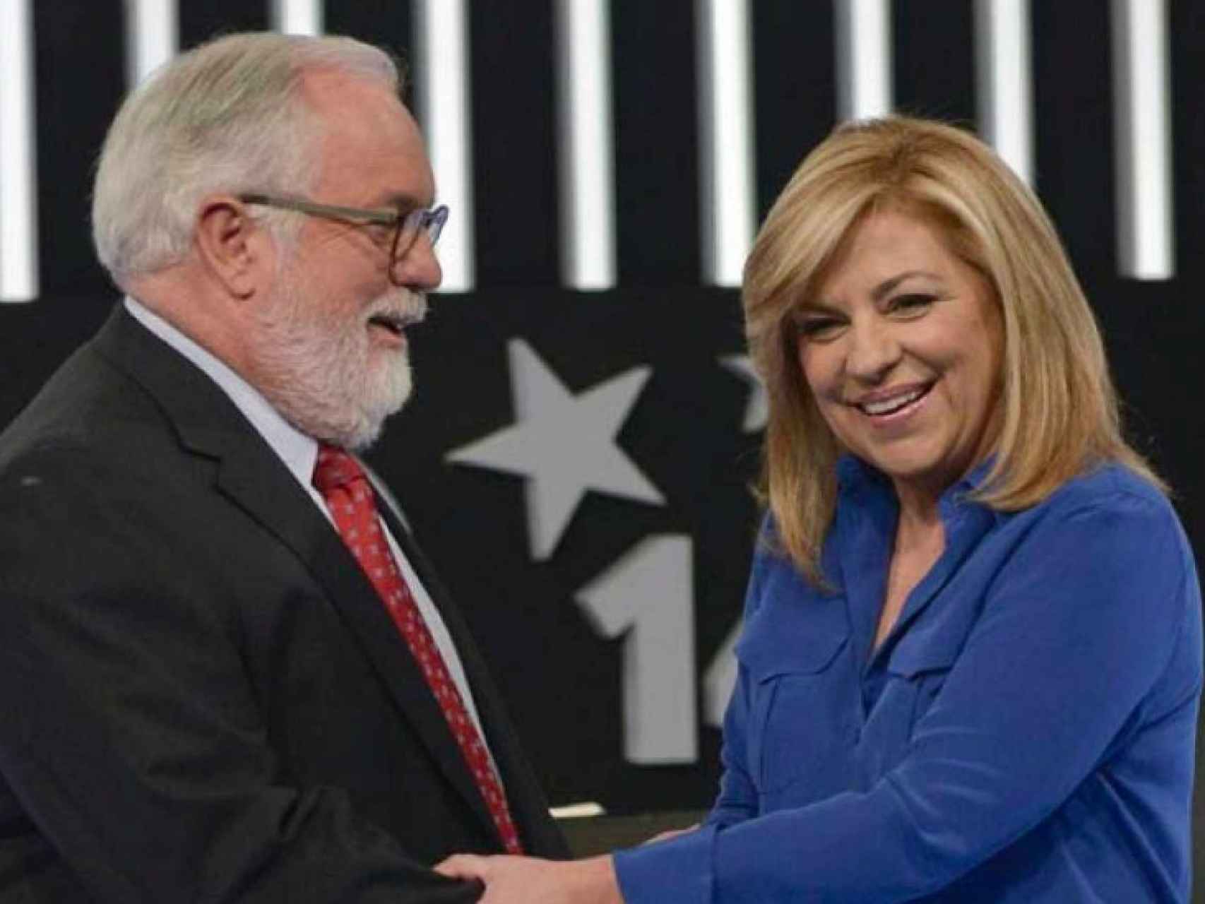 Miguel Arias Cañete y Elena Valenciano, cabezas de lista de PP y PSOE en las europeas de 2014.