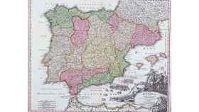 Mapa de España en 1710/ Wikimedia Commons
