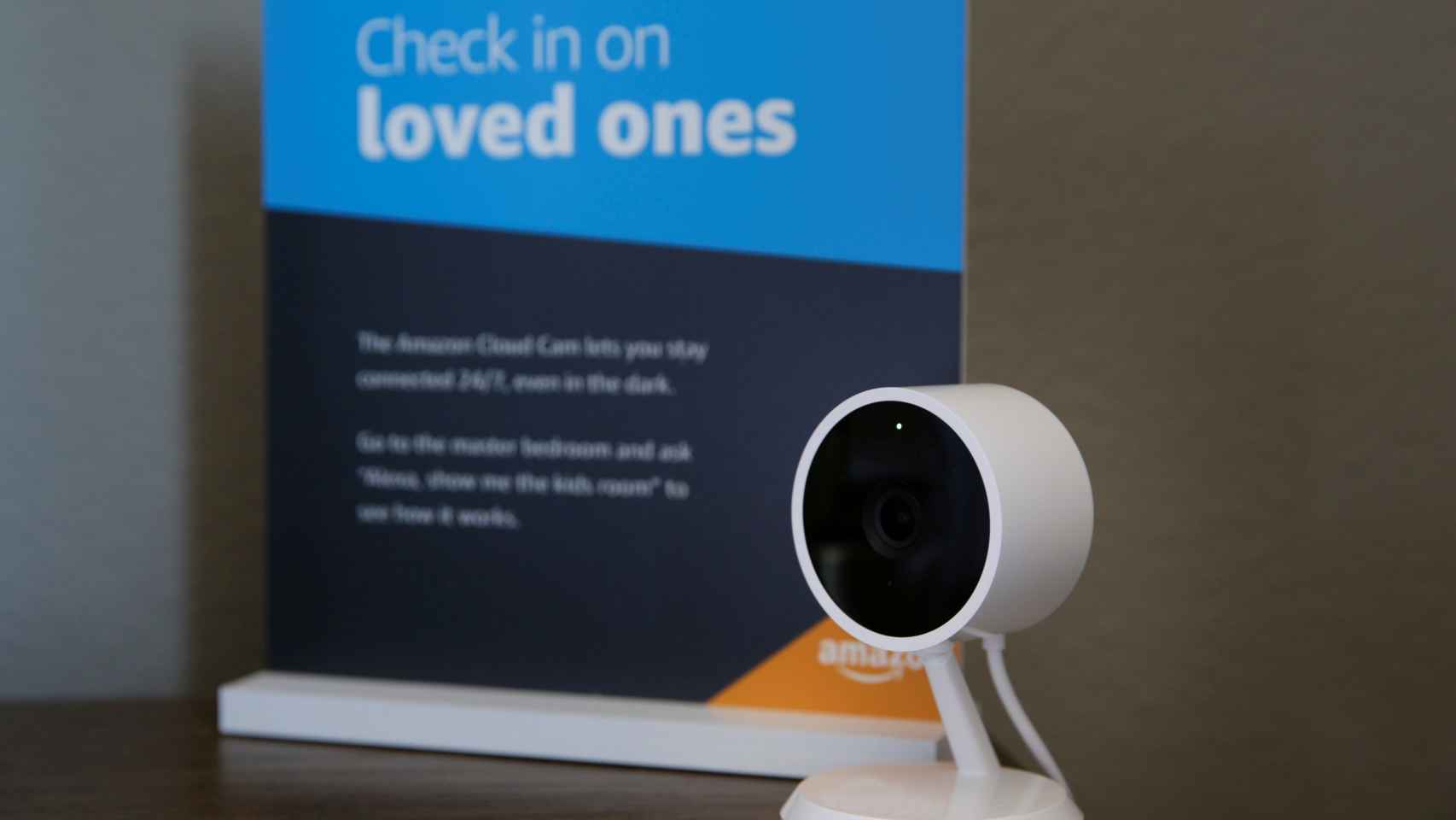 Una cámara cloud de Amazon en una experiencia piloto de hogar conectado en Estados Unidos.