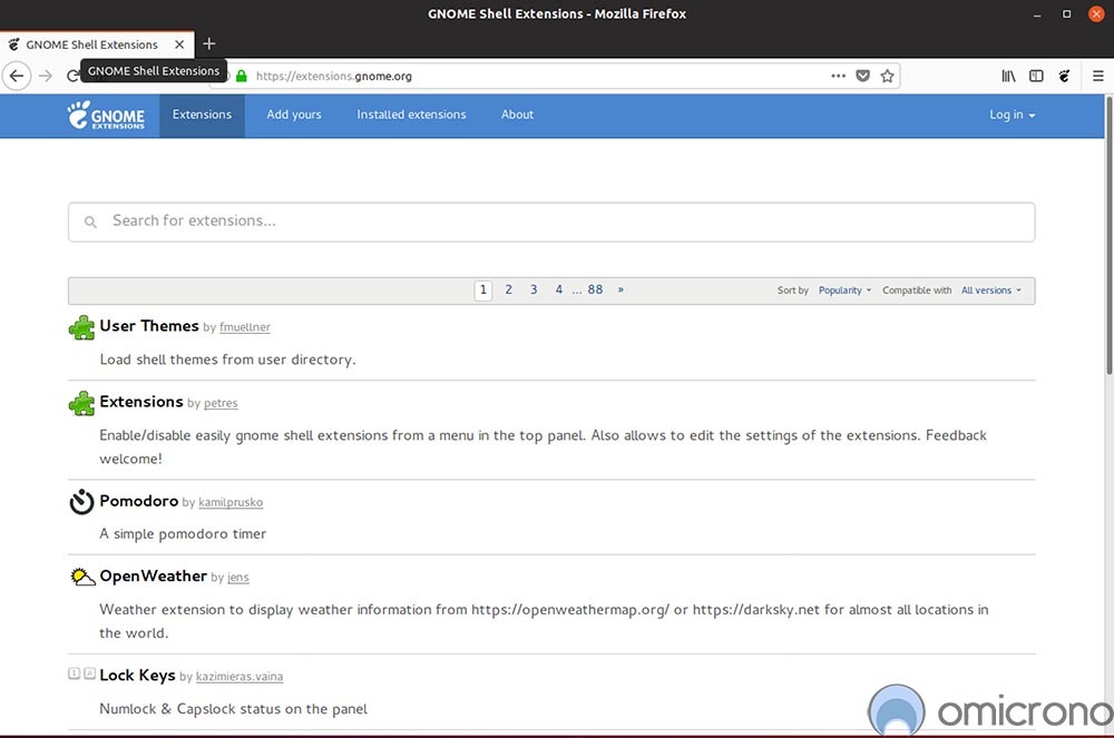 ubuntu-gnome-extensions