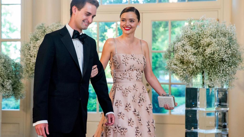 Miranda Kerr y Evan Spiegel.
