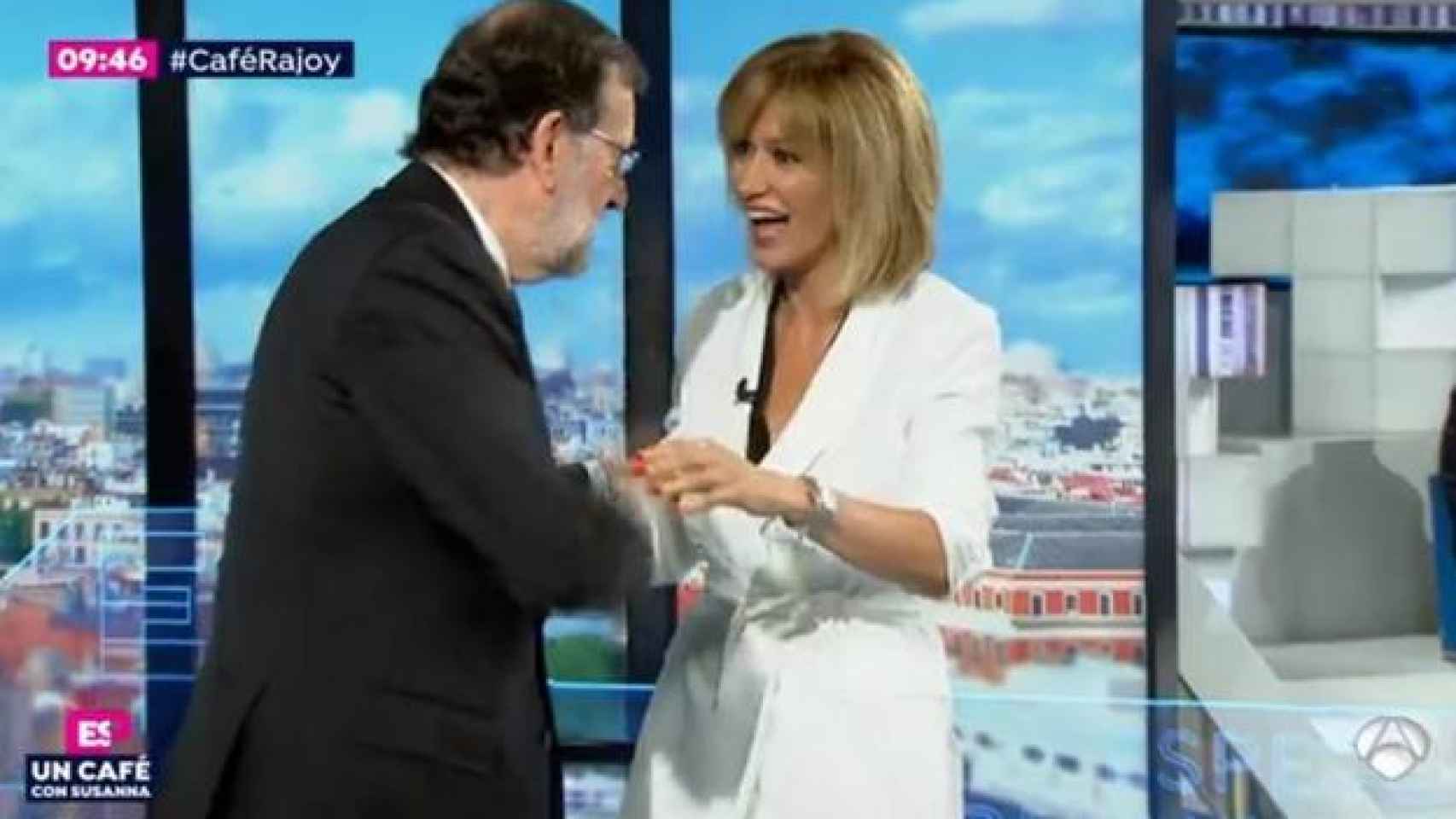 Imagen de la entrevista de Susanna a Rajoy.