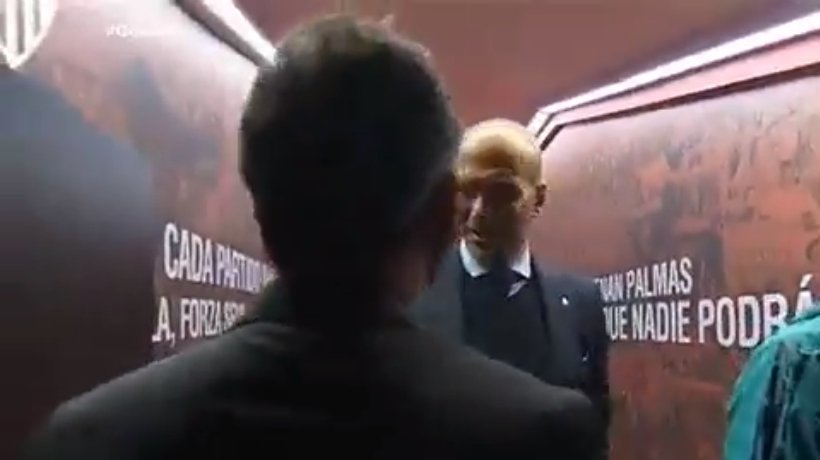 La conversación más curiosa entre Caparrós y Zidane