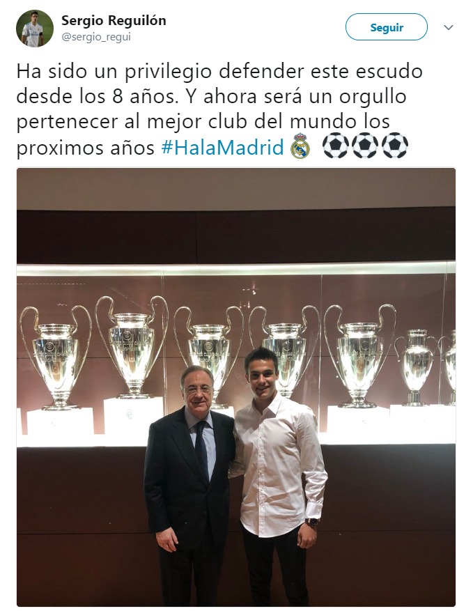 Reguilón renueva con el Real Madrid