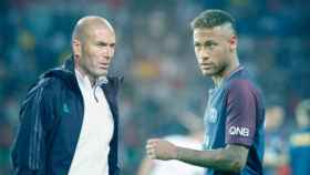 Zinedine Zidane y Neymar