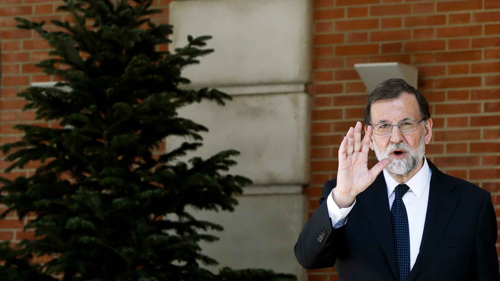 Rajoy, esta semana en La Moncloa.