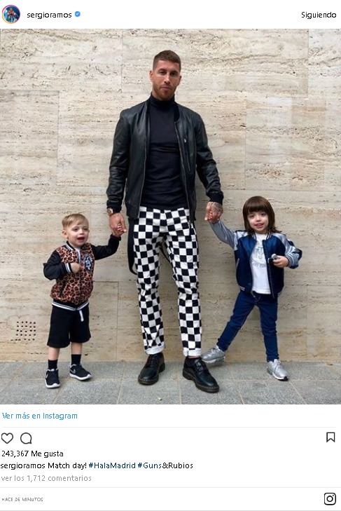 Sergio Ramos lo ha vuelto a hacer: el look ajedrezado que se ha viralizado