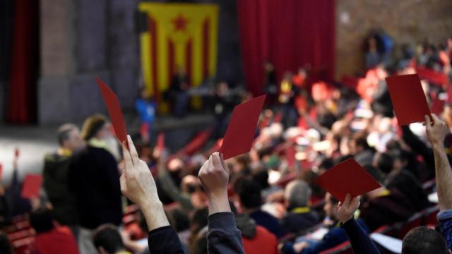 Asamblea Nacional de la CUP en Cervera (Lérida)