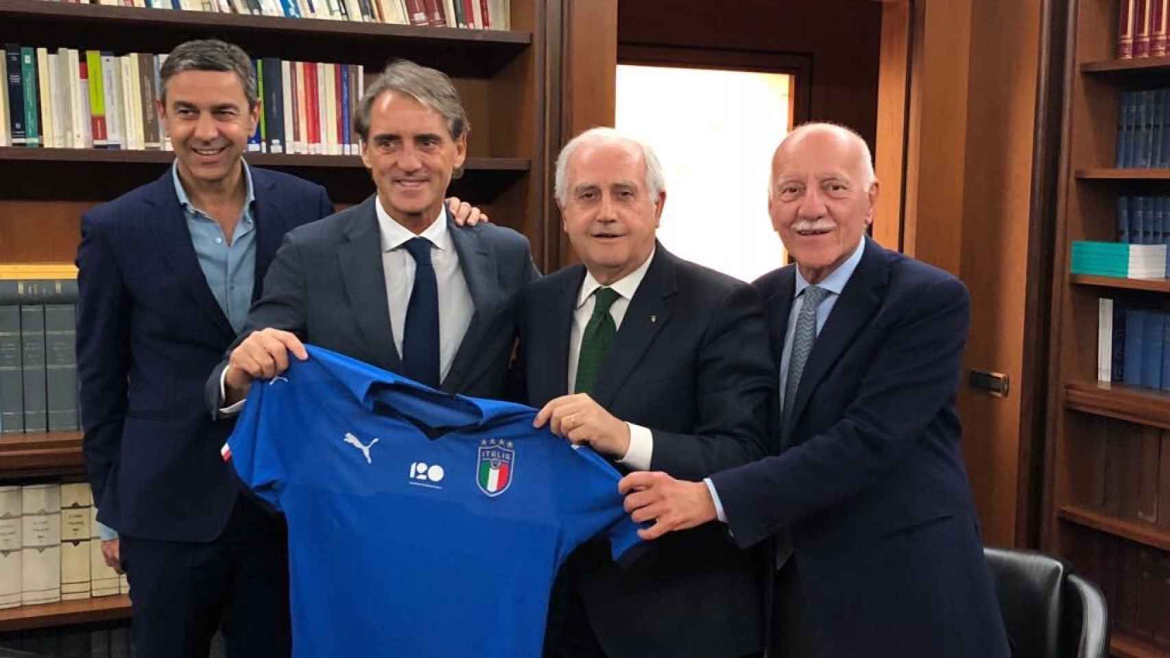 Mancini vuelve a casa para entrenar a Italia.