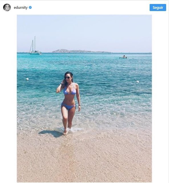 Edurne, la novia de De Gea, revoluciona a sus fans posando en bikini