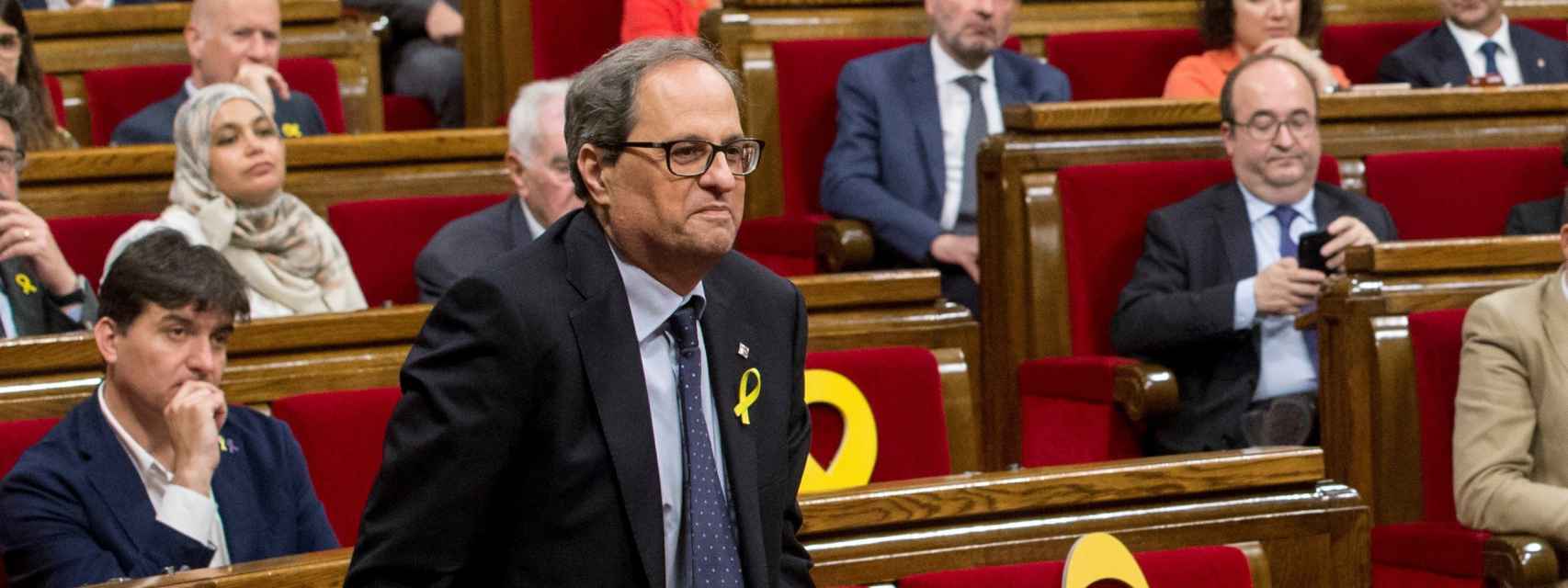 El candidato de JxCat a ser investido presidente de la Generalitat, Quim Torra