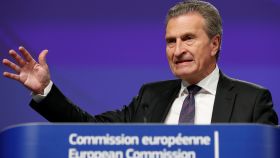 El comisario de Presupuestos, Günther Oettinger