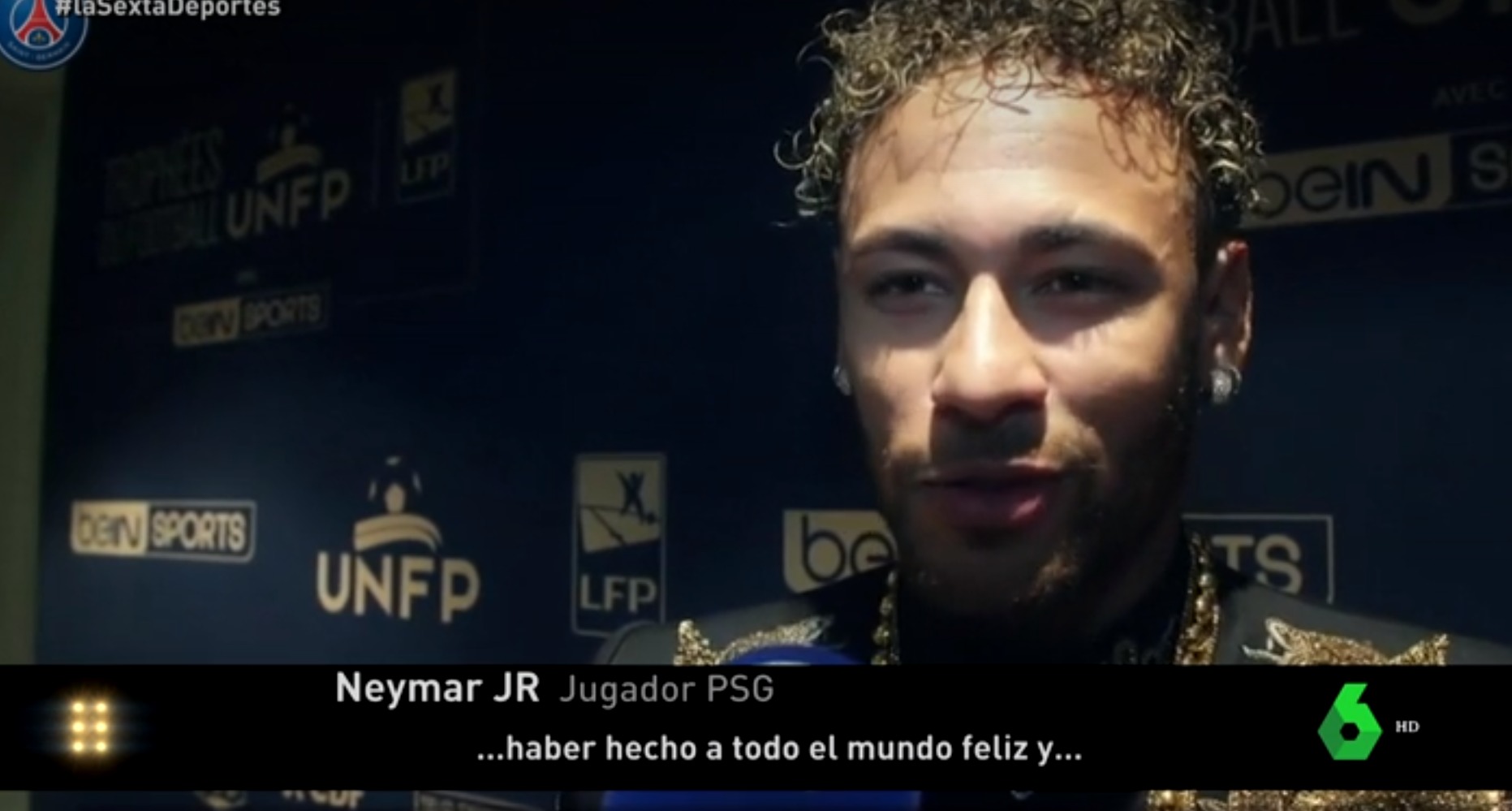 Palabras de Neymar