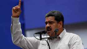 Nicolás Maduro en uno de sus actos de campaña.