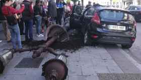 Burgos-sucesos-accidente-centro-coche