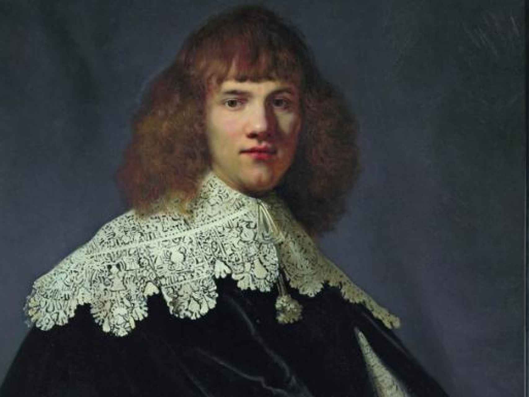 El retrato de un caballero, la nueva obra de Rembrandt.