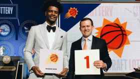 Los Suns quedan primeros en la lotería del Draft. Foto: Twitter (@Suns).