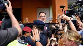 Anwar Ibrahim, en su puesta en libertad.