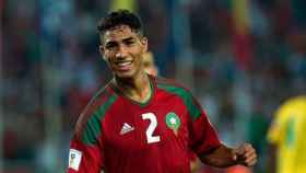 Achraf, jugador del Real Madrid, estará en el Mundial con Marruecos.