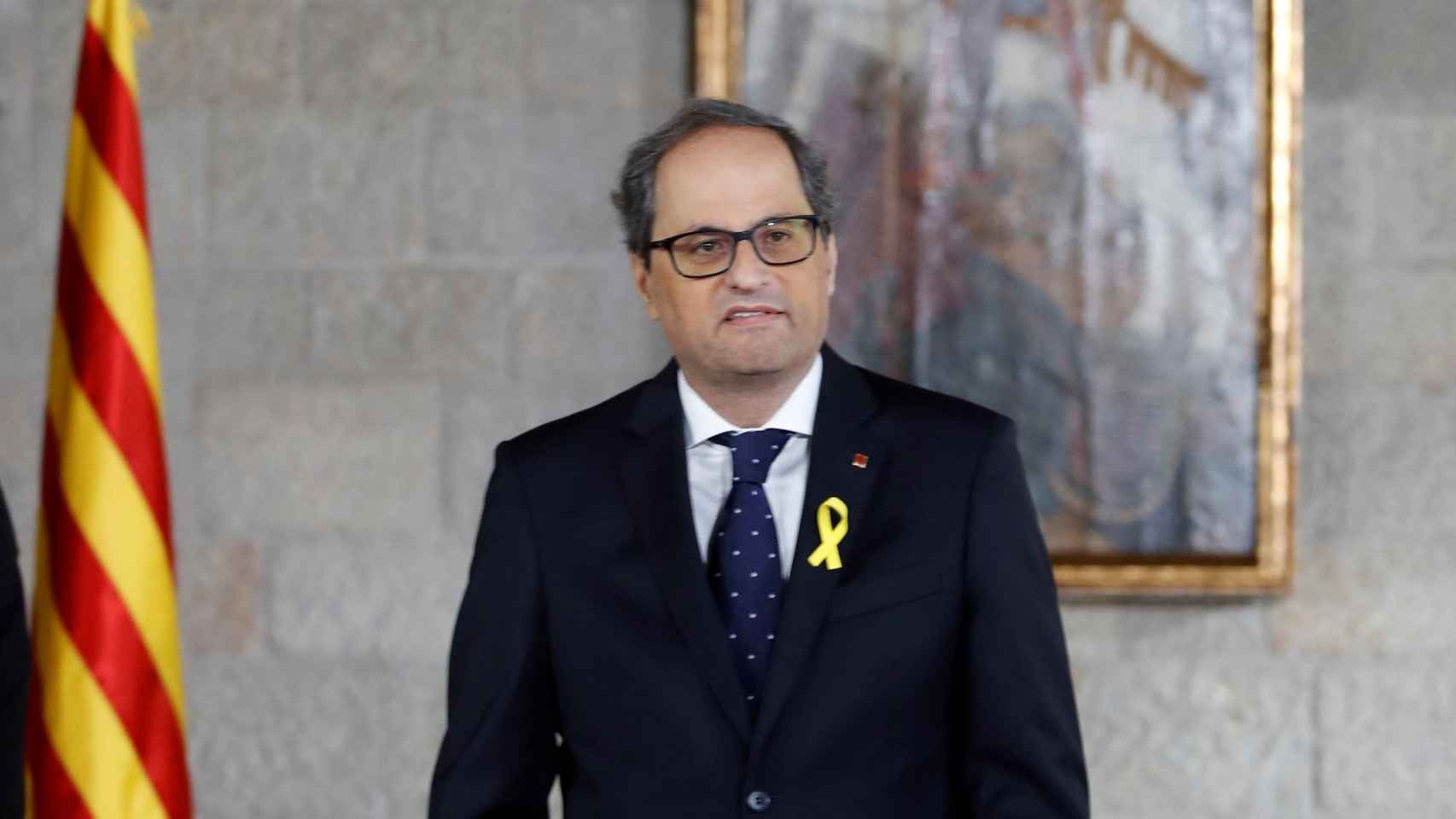 Quim Torra toma posesión de su cargo como presidente de la Generalitat.